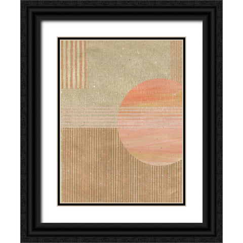 Adobe Sunrise II Black Ornate Wood Framed Art Print with Double Matting by Jill, Susan