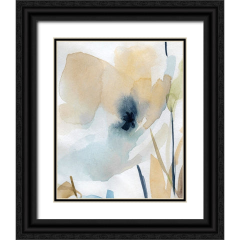 Blooming Wash II Black Ornate Wood Framed Art Print with Double Matting by Robinson, Carol