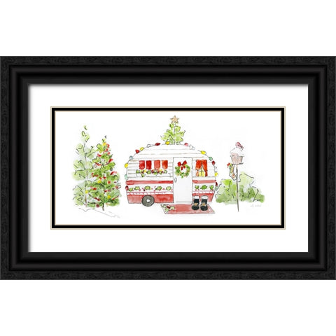 Holiday Camper II Black Ornate Wood Framed Art Print with Double Matting by Swatland, Sally