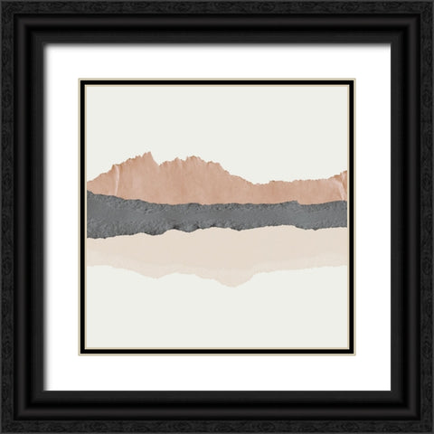 Subtle Landscape Black Ornate Wood Framed Art Print with Double Matting by Santiago, Daniela
