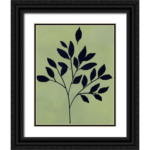 Earthly Botanical I Black Ornate Wood Framed Art Print with Double Matting by Jill, Susan