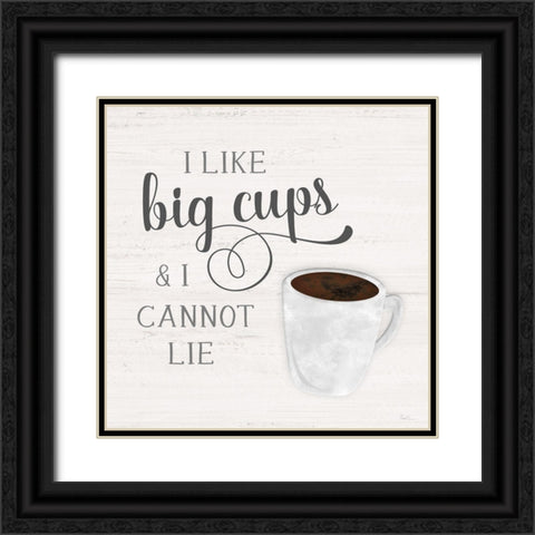 Big Cups Black Ornate Wood Framed Art Print with Double Matting by Carpentieri, Natalie
