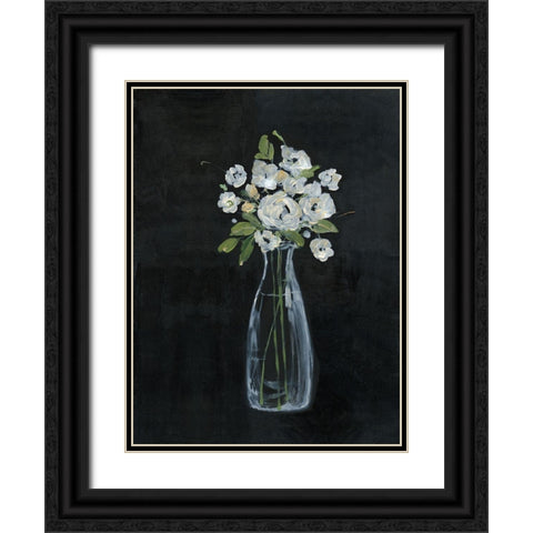 Sophisticated Farm Floral II Black Ornate Wood Framed Art Print with Double Matting by Swatland, Sally