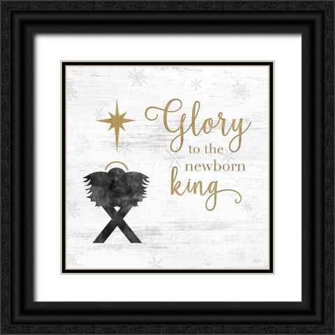 Newborn King Black Ornate Wood Framed Art Print with Double Matting by Carpentieri, Natalie