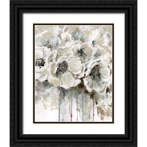 Soft Fragrance I Black Ornate Wood Framed Art Print with Double Matting by Robinson, Carol