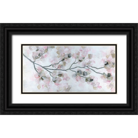 Cherry Blossoms Black Ornate Wood Framed Art Print with Double Matting by Jill, Susan