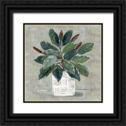 Simple Tropic I Black Ornate Wood Framed Art Print with Double Matting by Swatland, Sally