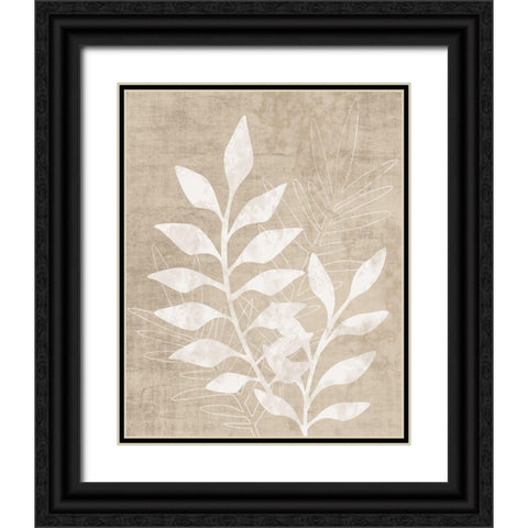Foliage Retreat I Black Ornate Wood Framed Art Print with Double Matting by Carpentieri, Natalie