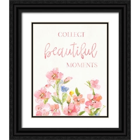 Beautiful Moments Black Ornate Wood Framed Art Print with Double Matting by Swatland, Sally