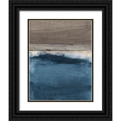 Midnight Sky Black Ornate Wood Framed Art Print with Double Matting by Jill, Susan