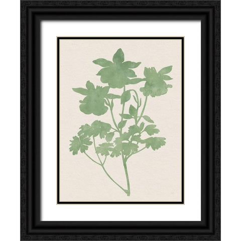 Vintage Garden I Black Ornate Wood Framed Art Print with Double Matting by Jill, Susan
