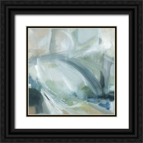 Subtle Chaos Black Ornate Wood Framed Art Print with Double Matting by Robinson, Carol