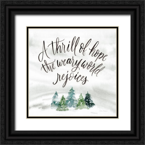 Thrill of Hope Black Ornate Wood Framed Art Print with Double Matting by Brockmon, Kristen