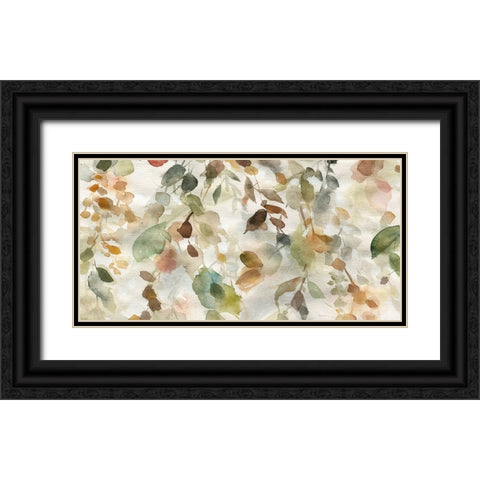 Fall Cascade Black Ornate Wood Framed Art Print with Double Matting by Robinson, Carol