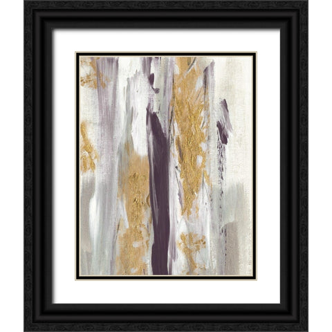Tumultuous Amethyst II Black Ornate Wood Framed Art Print with Double Matting by Jill, Susan