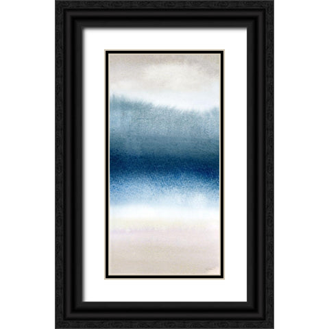 Misty Bay I Black Ornate Wood Framed Art Print with Double Matting by Brockmon, Kristen