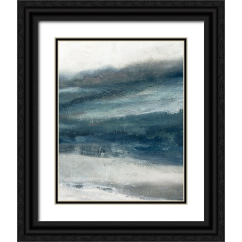 Private Inlet II Black Ornate Wood Framed Art Print with Double Matting by Robinson, Carol