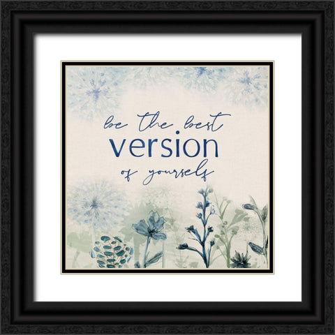 The Best Version Black Ornate Wood Framed Art Print with Double Matting by Jill, Susan