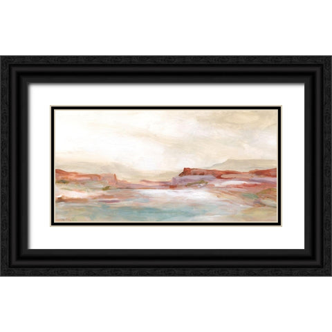 Twilight Desert Mirage Black Ornate Wood Framed Art Print with Double Matting by Robinson, Carol