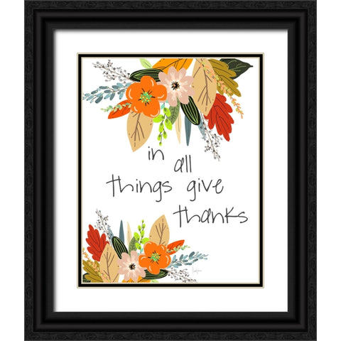 Illustrated Impressions I Black Ornate Wood Framed Art Print with Double Matting by Finn, Livi