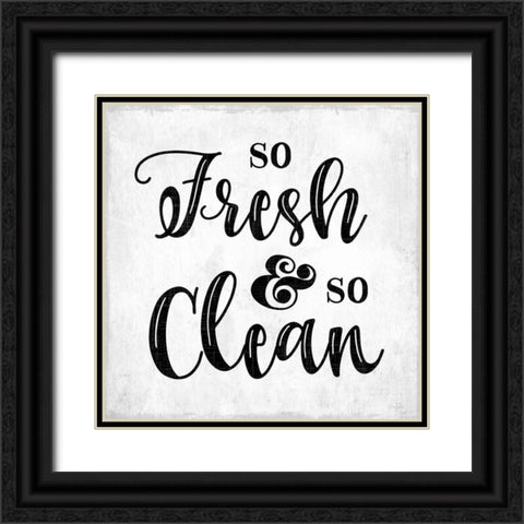 So Fresh and So Clean Black Ornate Wood Framed Art Print with Double Matting by Carpentieri, Natalie