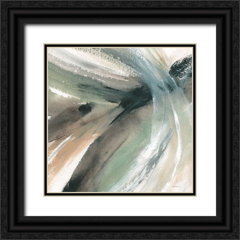 Intersect Black Ornate Wood Framed Art Print with Double Matting by Robinson, Carol