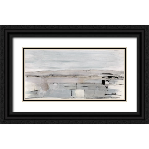 Faraway Field Black Ornate Wood Framed Art Print with Double Matting by Jill, Susan