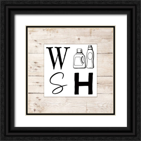 Wash Black Ornate Wood Framed Art Print with Double Matting by Santiago, Daniela
