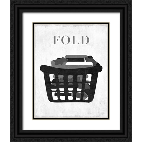 Fold Black Ornate Wood Framed Art Print with Double Matting by Carpentieri, Natalie