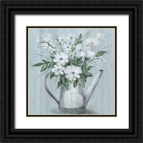Cottage Simplicity I Black Ornate Wood Framed Art Print with Double Matting by Dunlap, Marilyn