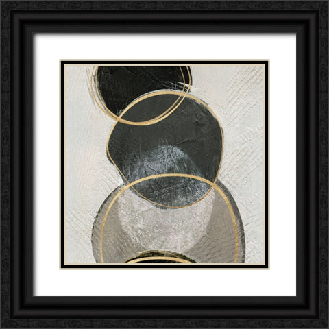 River Rock II Black Ornate Wood Framed Art Print with Double Matting by Jill, Susan
