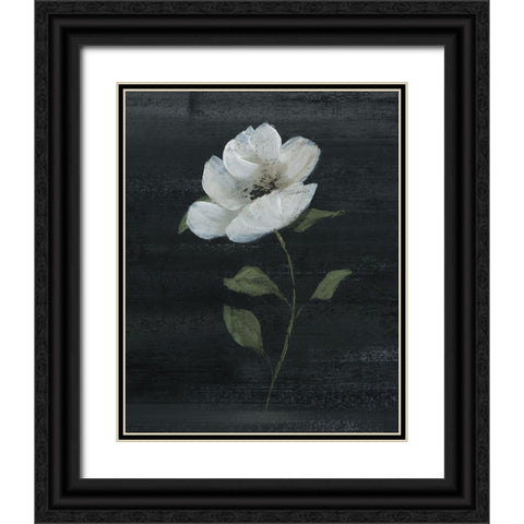 Country Botanical II Black Ornate Wood Framed Art Print with Double Matting by Nan