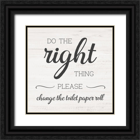 Please Change Black Ornate Wood Framed Art Print with Double Matting by CAD Designs