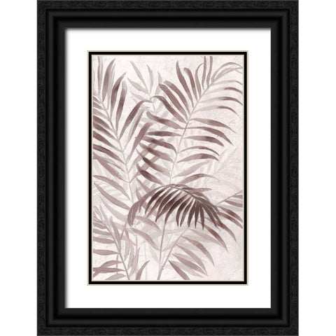 Inverted Island Palms I Black Ornate Wood Framed Art Print with Double Matting by Nan