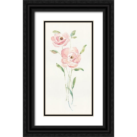 Flower Candy I Black Ornate Wood Framed Art Print with Double Matting by Swatland, Sally