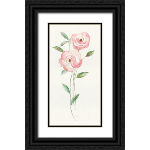 Flower Candy II Black Ornate Wood Framed Art Print with Double Matting by Swatland, Sally