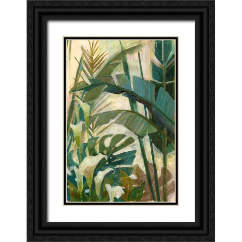 New Tropical Black Ornate Wood Framed Art Print with Double Matting by Vollherbst-Lane, Elaine