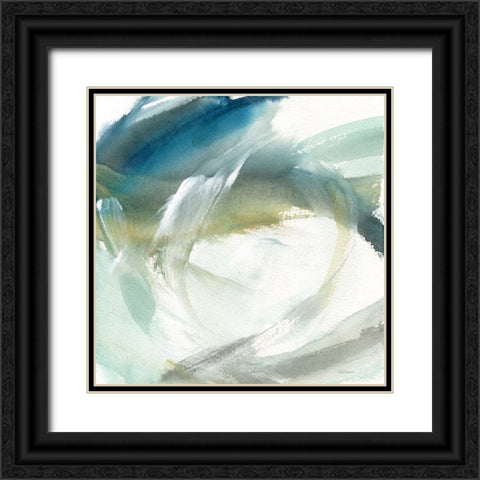 Moving Waters Black Ornate Wood Framed Art Print with Double Matting by Robinson, Carol