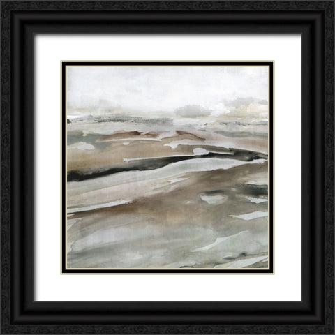 Windblown Sands II Black Ornate Wood Framed Art Print with Double Matting by Robinson, Carol