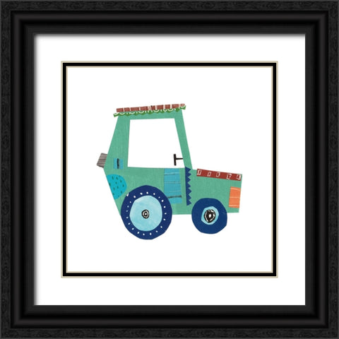 Tractor II Black Ornate Wood Framed Art Print with Double Matting by Pope, Katherine and Elizabeth