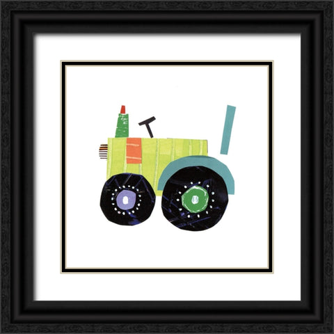 Tractor III Black Ornate Wood Framed Art Print with Double Matting by Pope, Katherine and Elizabeth