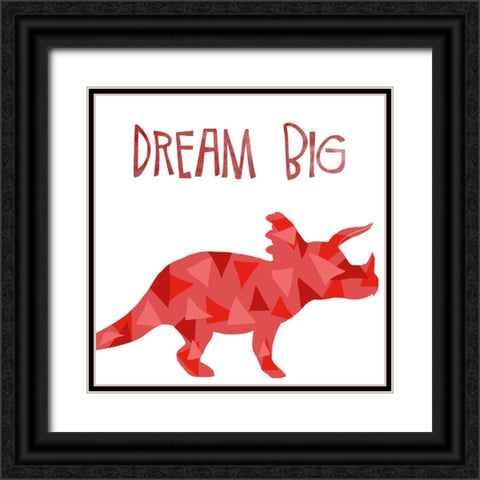 Dream Big Black Ornate Wood Framed Art Print with Double Matting by Santiago, Daniela