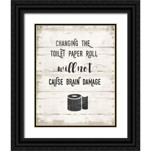 Changing the Roll Black Ornate Wood Framed Art Print with Double Matting by Murray, Amanda