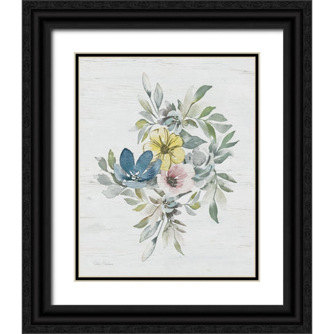 Spring Meadow Arrangement I Black Ornate Wood Framed Art Print with Double Matting by Brockmon, Kristen
