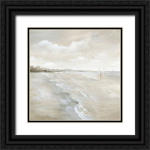 Sail Away I Black Ornate Wood Framed Art Print with Double Matting by Nan