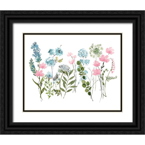 Spring Meadow Black Ornate Wood Framed Art Print with Double Matting by Knutsen, Conrad