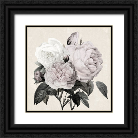 Botanical Arrangement I Black Ornate Wood Framed Art Print with Double Matting by Donovan, Kelly