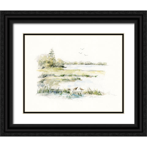 Early Morning I Black Ornate Wood Framed Art Print with Double Matting by Swatland, Sally