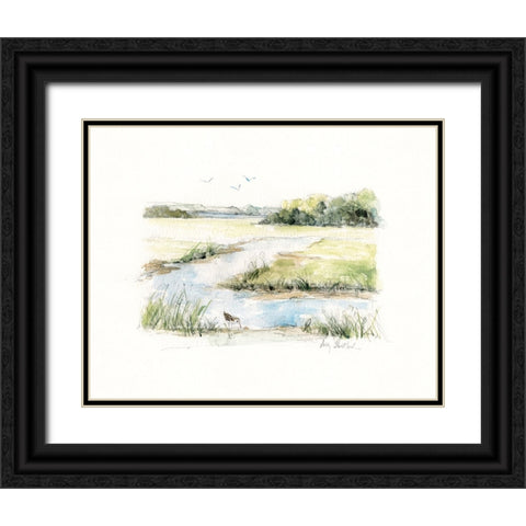 Early Morning II Black Ornate Wood Framed Art Print with Double Matting by Swatland, Sally
