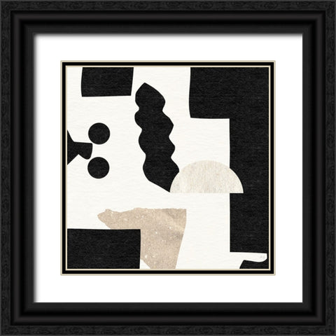 Dancing Light II Black Ornate Wood Framed Art Print with Double Matting by Jill, Susan